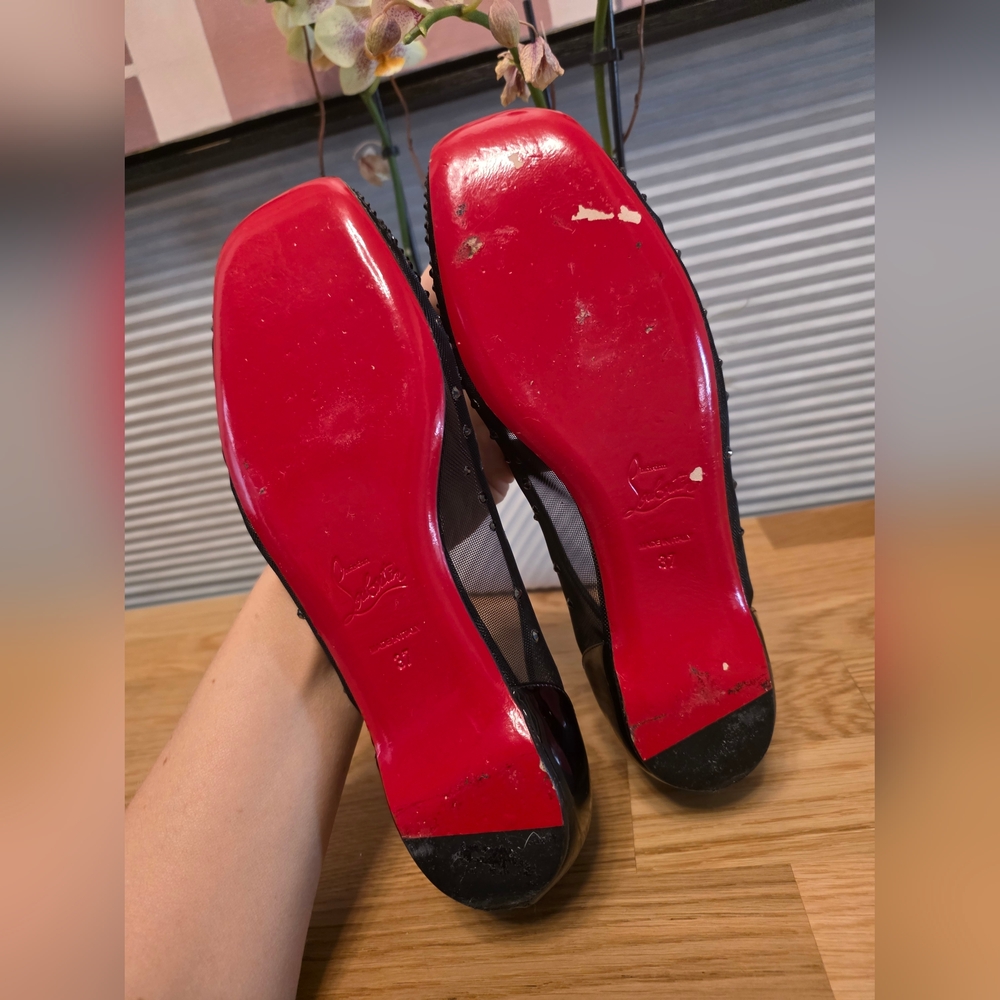 Christian LOUBOUTIN flats 37 Fits US 7 - Picture 2 of 16